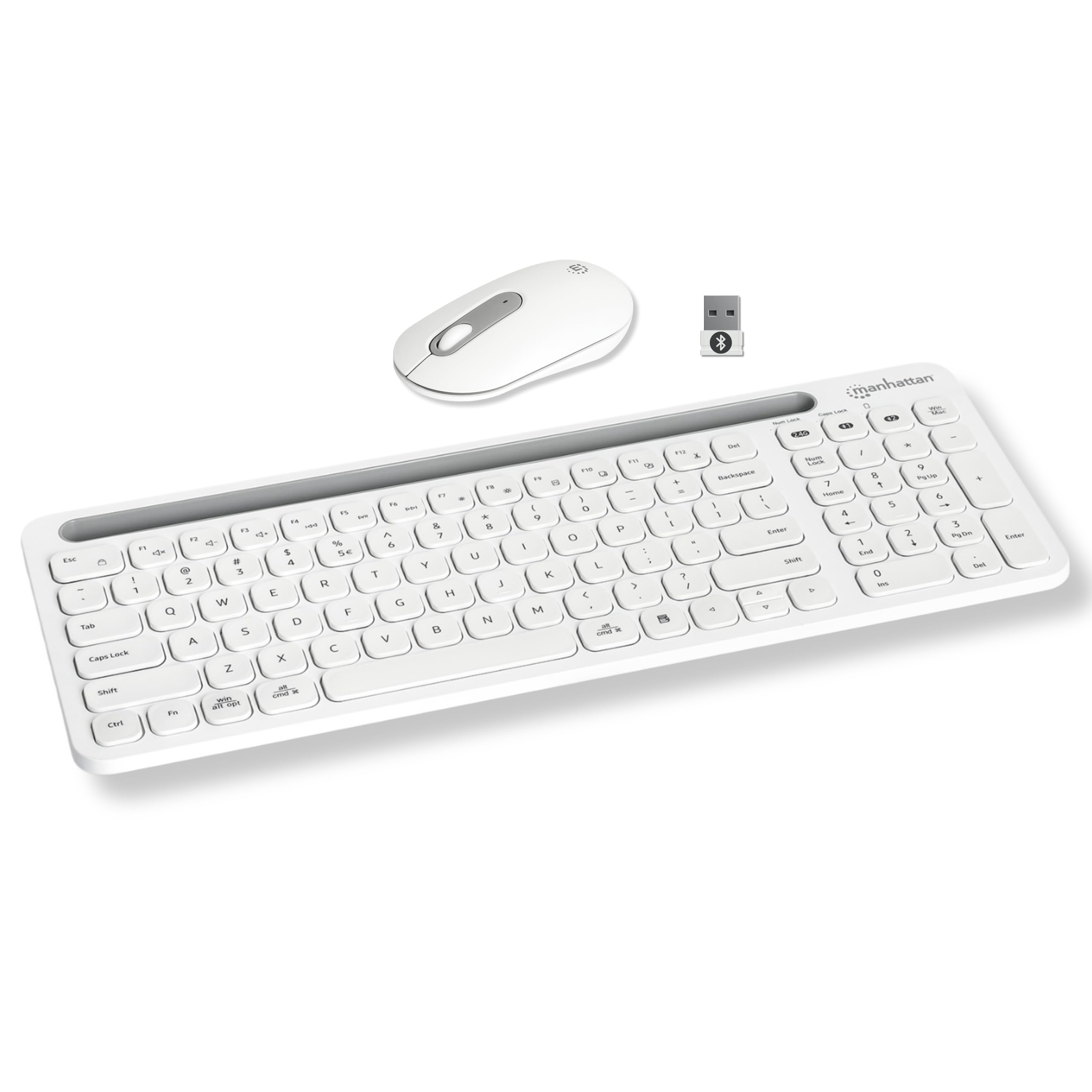 Amazon.com: MANHATTAN Wireless Keyboard and Mouse Set – Bluetooth